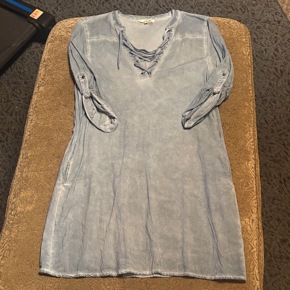 Entro Light Blue Denim Dress